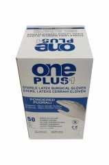 50 Çift - Steril Cerrahi Eldiven Pudralı - One plus