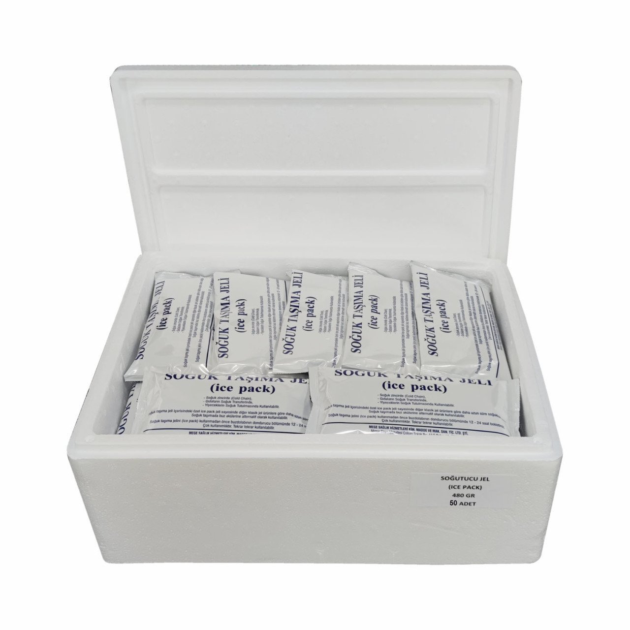 50 Adet - Soğutucu Jel 480 gr