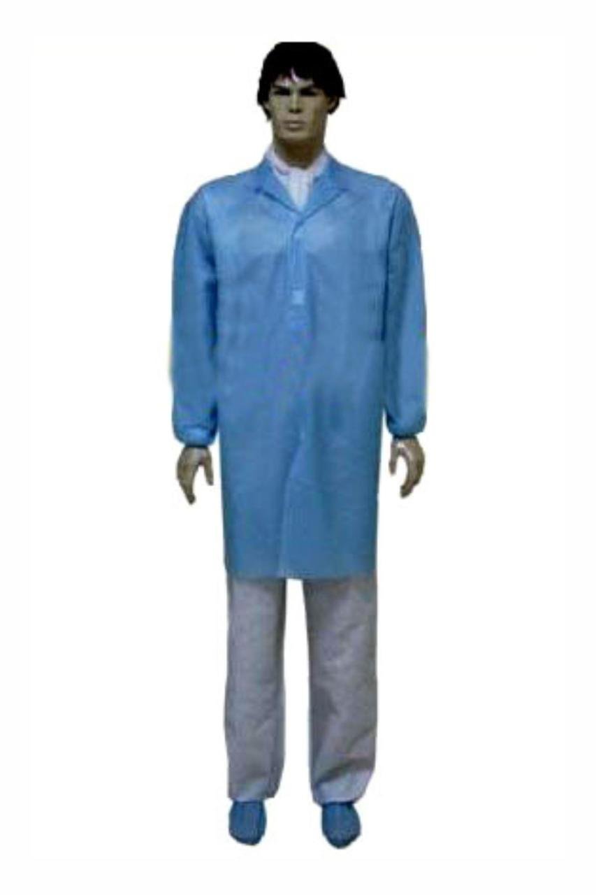 100 Adet - Tek Kullanımlık Önlük Mavi 20 gr