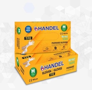 Handel Yeni Nesil TPE Hibrit Eldiven Pudrasız - 100'lü