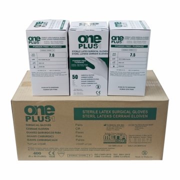 50 Çift - Steril Cerrahi Eldiven Pudrasız - One plus