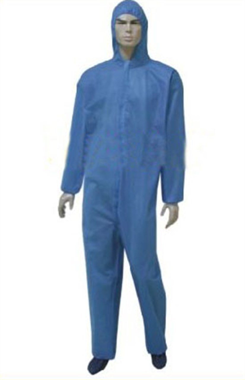 100 Adet - Tek Kullanımlık Tulum Mavi 40 gr